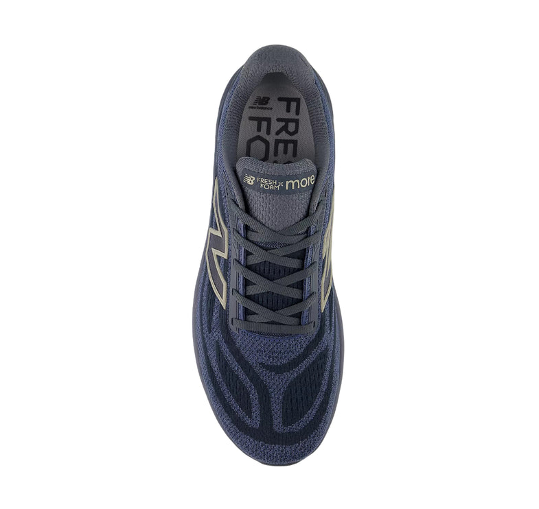 New Balance Men's Fresh Foam X More v6 Graphite with Vintage Indigo and Shipyard MMOR772