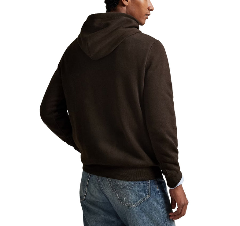 Polo Ralph Lauren Men's Polo Bear Fleece Hoodie Antique Brown