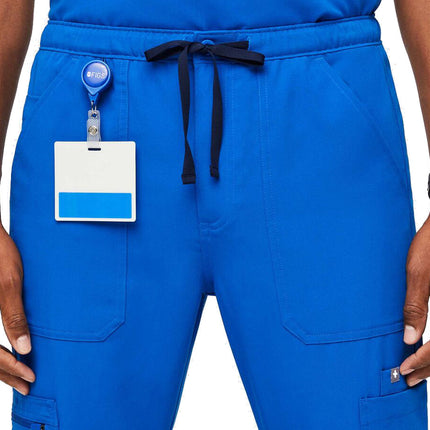 FIGS Men's Cairo Cargo Scrub Pants Royal Blue