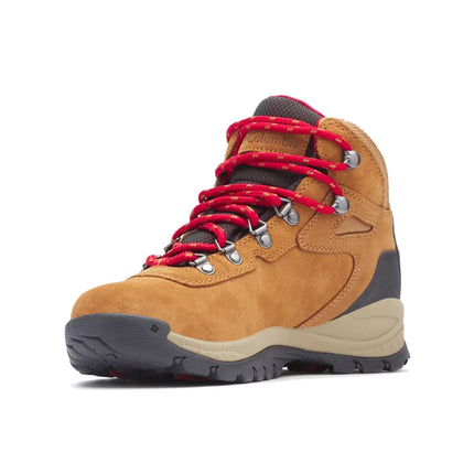Columbia Women’s Newton Ridge Plus Waterproof Amped Hiking Boot Elk/Mountain Red