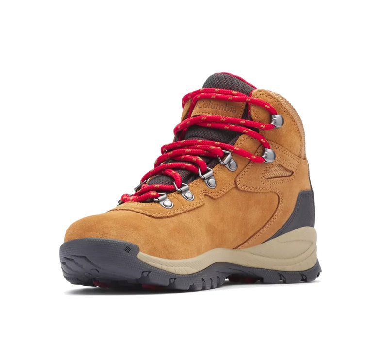 Columbia Women’s Newton Ridge Plus Waterproof Amped Hiking Boot Elk/Mountain Red