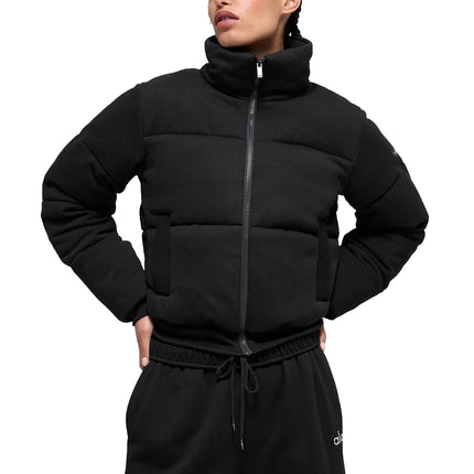 alo Women's Sweatshirt Puffer Black