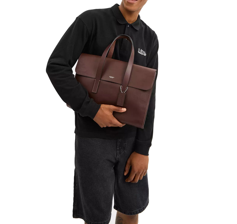 Coach Unisex Flatiron Portfolio Maple