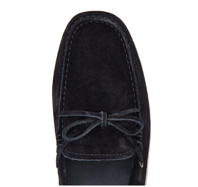 Tod's Men's Gommino Driving Shoes in Suede Black