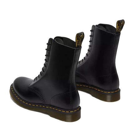 Dr. Martens Unisex 1490 Smooth Leather Mid Calf Boots Black