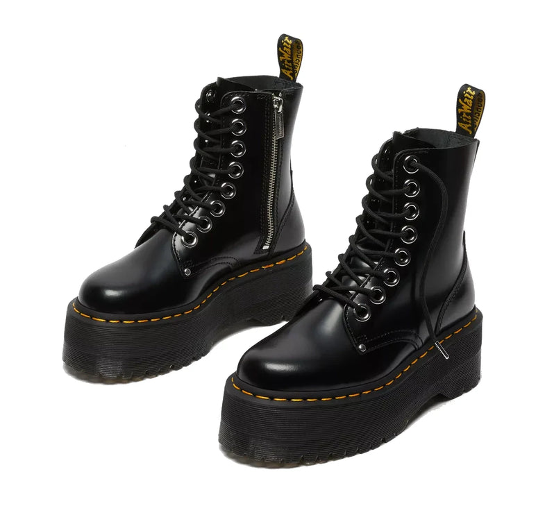 Dr. Martens Women's Jadon Max Platform Boots Black
