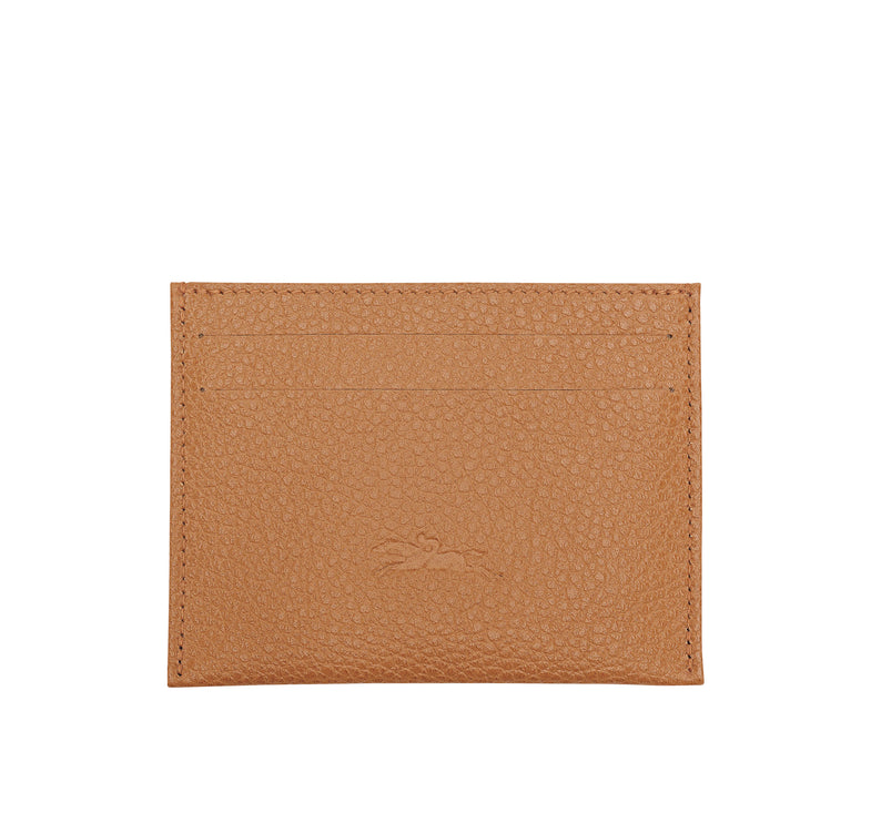 Longchamp Women's Le Foulonné Card Holder Pecan