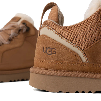 UGG Lowmel çocuk sneaker, kahverengi (chestnut) süet