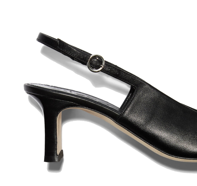 AEYDE Women's Liza Slingback Pumps Black