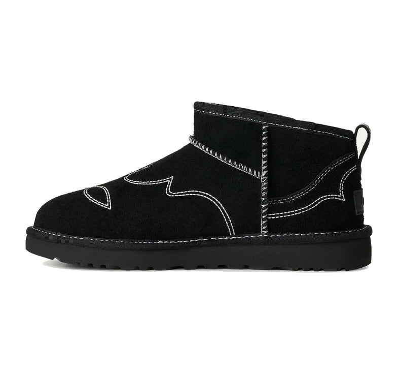 UGG Women's Classic Ultra Mini Western Black