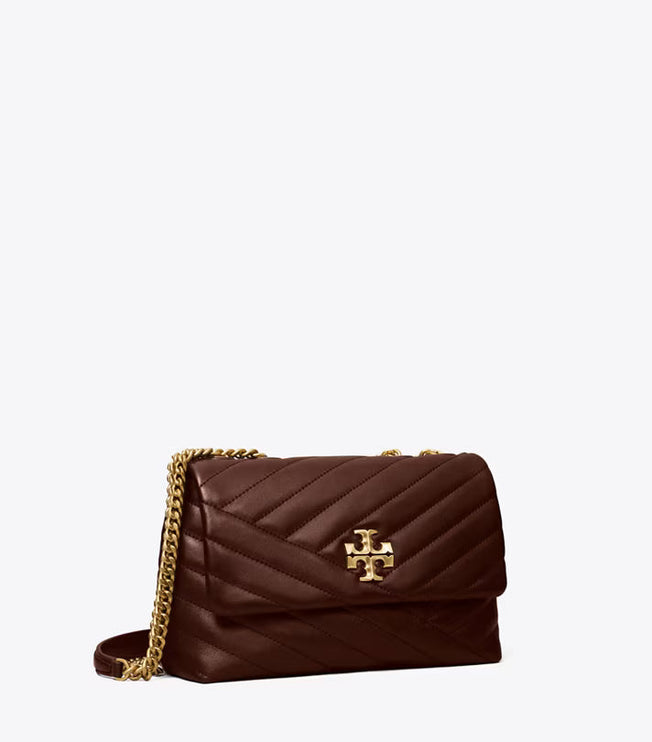 Tory Burch Women's Small Kira Chevron Convertible Shoulder Bag TEMPRANILLO