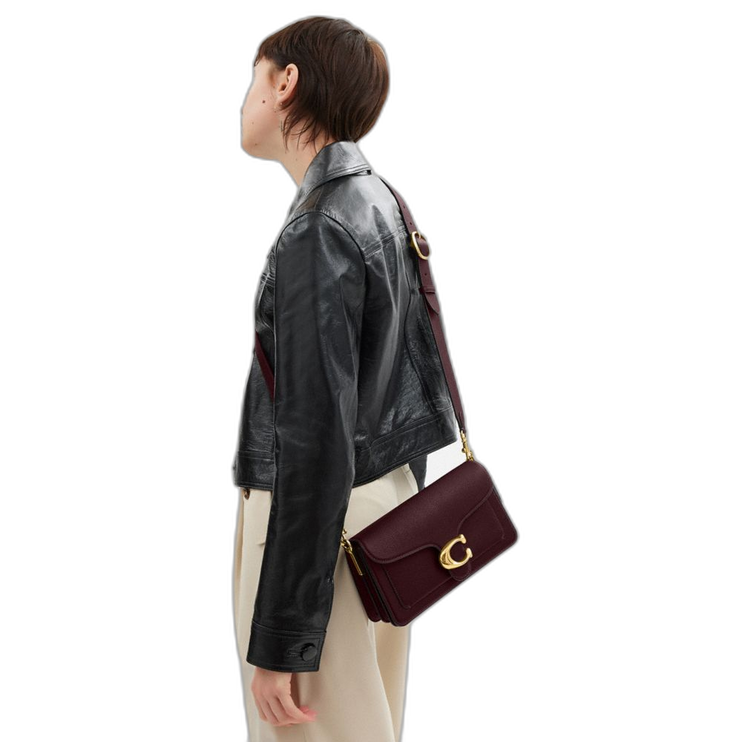 Coach Women's Tabby Shoulder Bag 26 Brass/Merlot