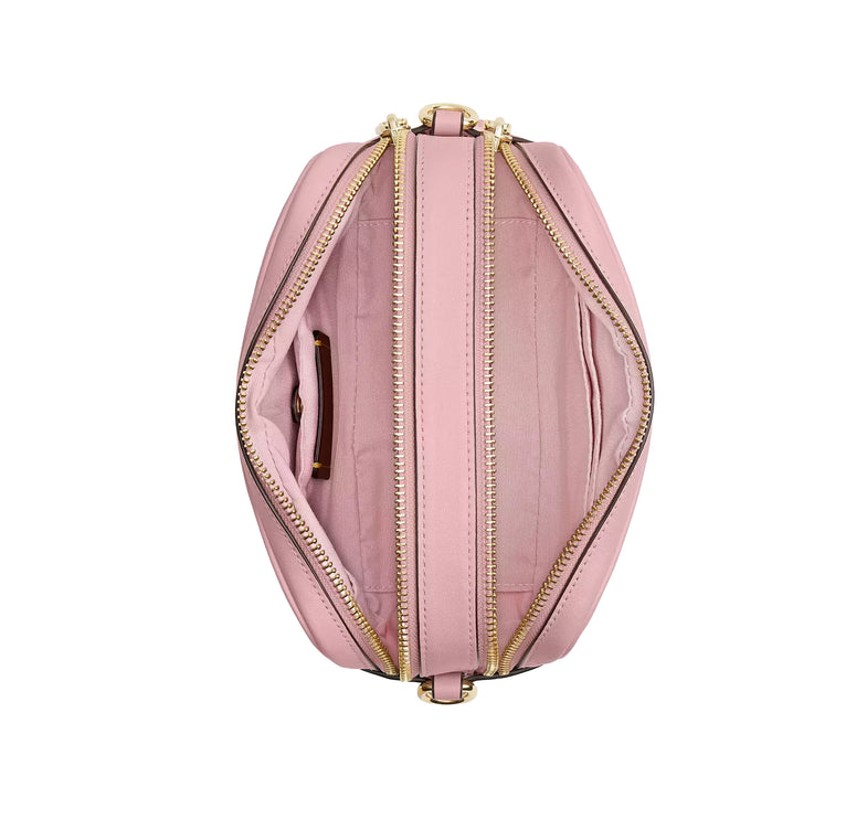 Coach Women's Mini Carey Crossbody Bag Gold/Soft Pink