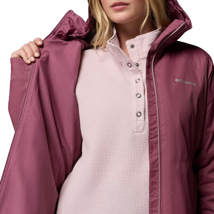 Columbia Women's Switchback II Lined Long Jacket Antique Mauve