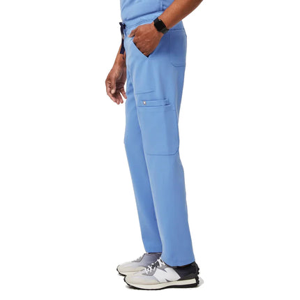 FIGS Men's Cairo Cargo Scrub Pants Ceil Blue
