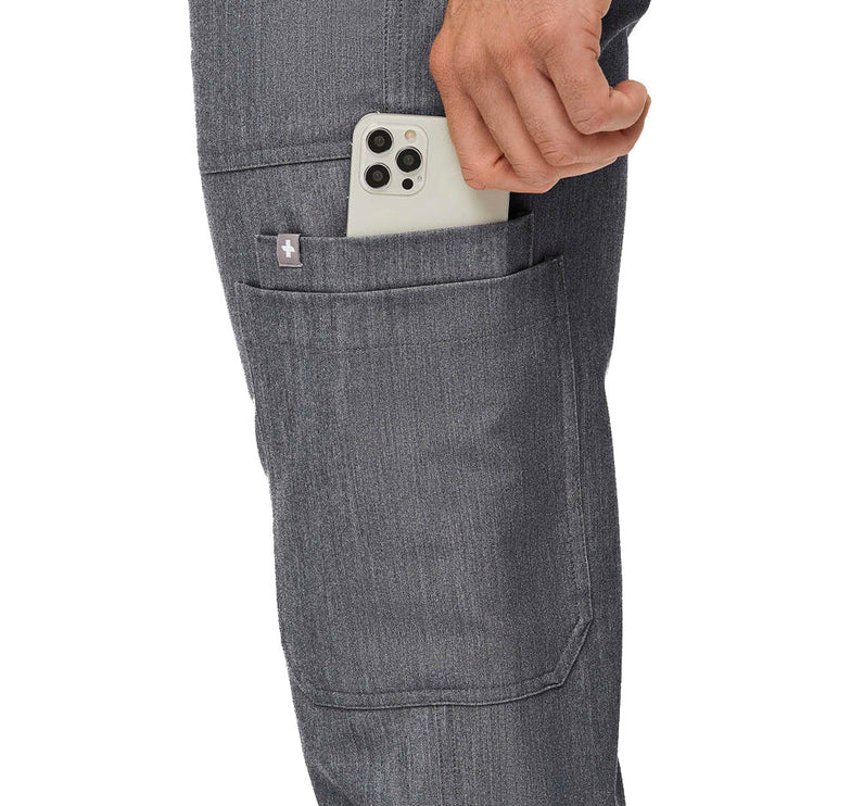 FIGS Men's Cairo Cargo Scrub Pants Graphite