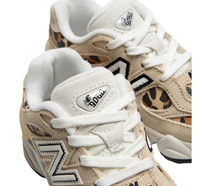 New Balance Little Kid's 9060 Sandstone/Leopard P906064R