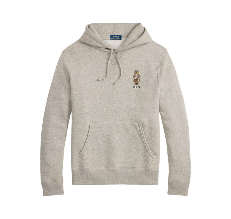 Polo Ralph Lauren Men's Polo Bear Fleece Hoodie Loft Heather