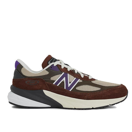 New Balance Unisex Made in USA 990v6 Rich Oak with Cosmic Grape U990OP6