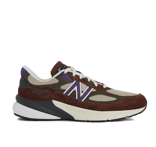 New Balance Unisex Made in USA 990v6 Rich Oak with Cosmic Grape U990OP6