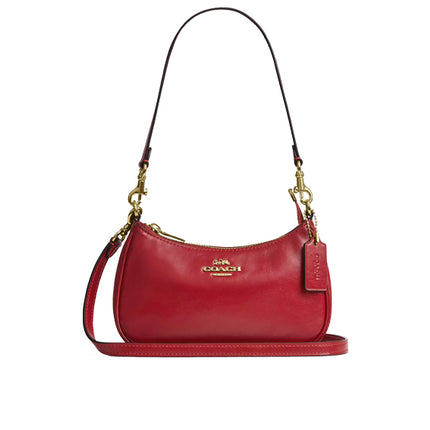 Coach Women's Soft Teri Mini Crossbody Bag Gold/Poppy