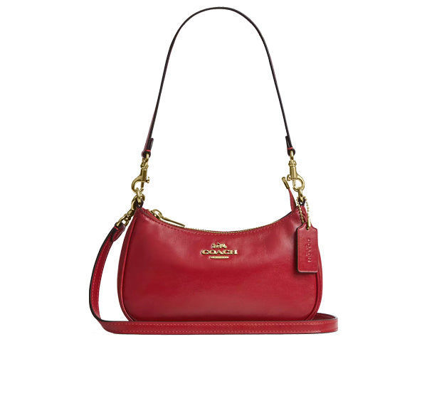 Coach Women's Soft Teri Mini Crossbody Bag Gold/Poppy
