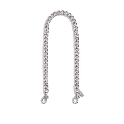 Coach Women's Short Chunky Curb Chain Strap Silver