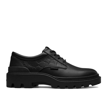 Coach Men's Cameron Derby In Signature Leather Black