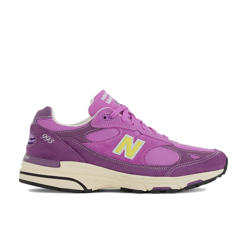 New Balance Made in USA 993 Passion Fruit with Dusted Grape and Afterglow U9934JA