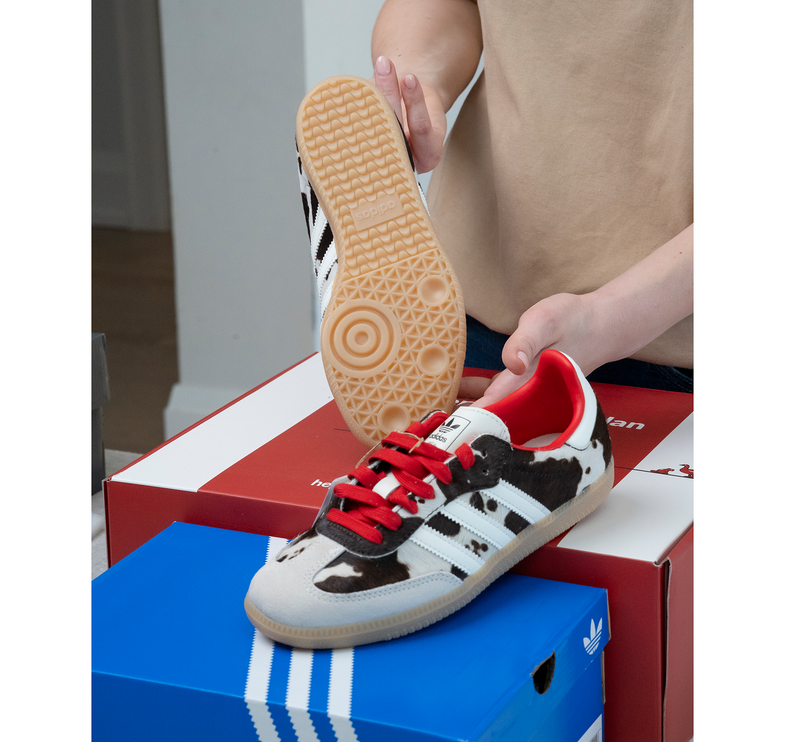 Adidas Women's Samba OG Shoes Aurora Coffee/Off White/Gum KI6956