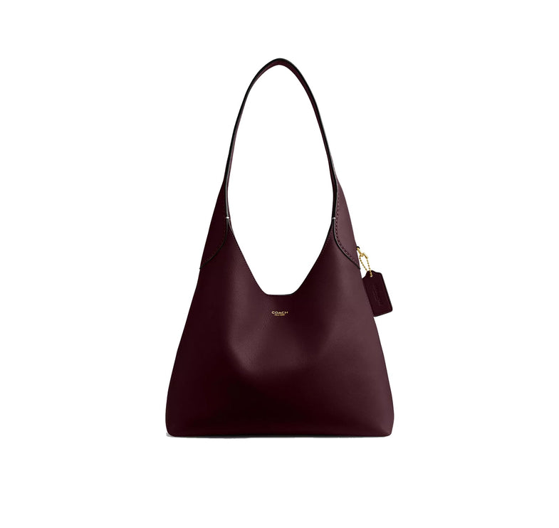 Coach Women's Brooklyn Shoulder Bag 28 Brass/Merlot