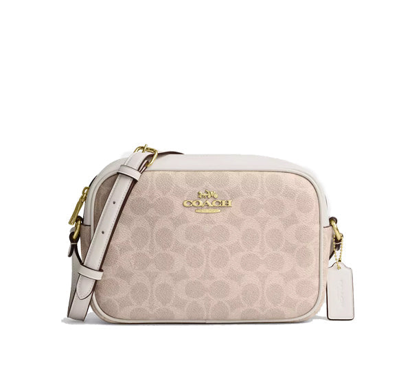 Coach Women's Jamie Camera Bag In Signature Canvas Gold/Sand/Chalk