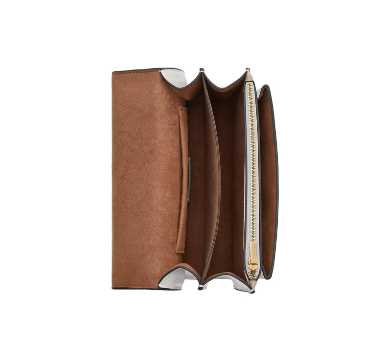 Coach Women's Mini Klare Crossbody Bag In Signature Canvas Gold/Sand/Chalk