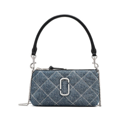 Marc Jacobs Women's The Quilted Denim Snapshot Blue