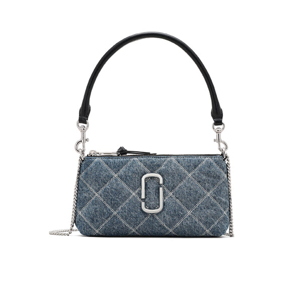 Marc Jacobs Women's The Quilted Denim Snapshot Blue