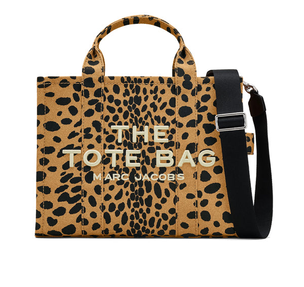 Marc Jacobs Women's The Cheetah Canvas Medium Tote Bag Animal Print