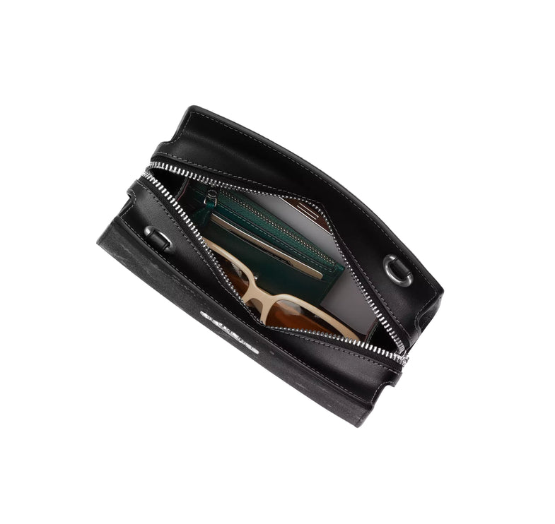 Coach Women's Gia Crossbody Bag With Star Print Black/Silver