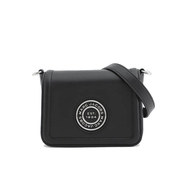 Marc Jacobs Women's Insignia Mini Messenger Bag Silver/Black
