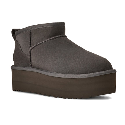 UGG Women's Classic Ultra Mini Platform Charcoal Grey