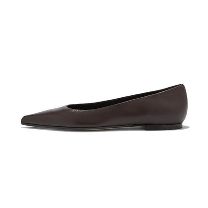 AEYDE Women's Cassy Pointed Toe Flats Moka Nappa