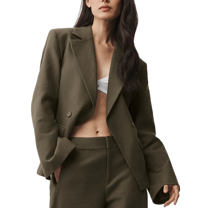 alo Women's Cinch Blazer Olive Tree