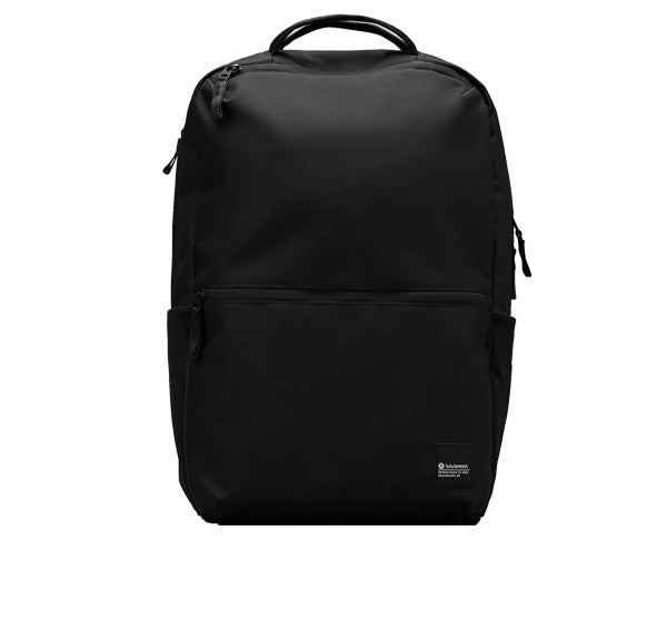 lululemon Unisex Double-Zip Backpack 22L Black/Traverse Grey