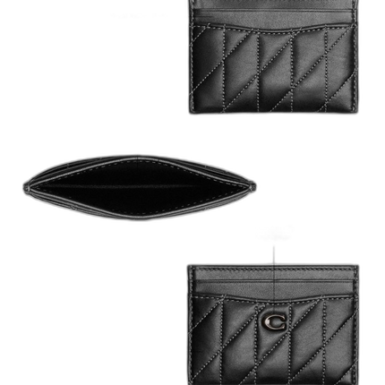 Coach Women's Essential Card Case Brass/Black