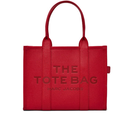 Marc Jacobs Women's The Leather Large Tote Bag True Red