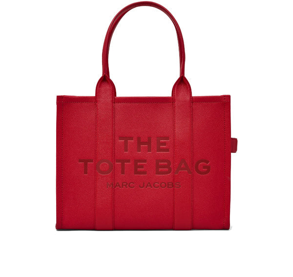 Marc Jacobs Women's The Leather Large Tote Bag True Red