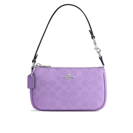 Coach Women's Nolita 19 In Signature Canvas Silver/Iris