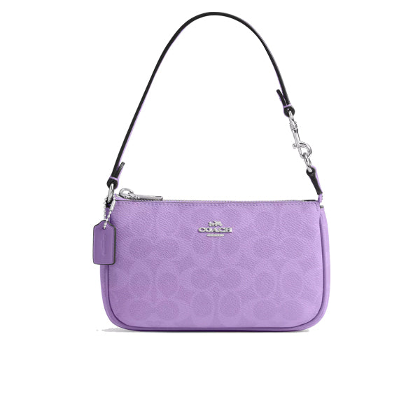 Coach Women's Nolita 19 In Signature Canvas Silver/Iris