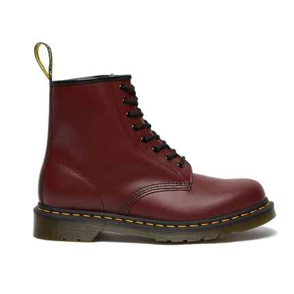 Dr. Martens Unisex 1460 Smooth Leather Lace Up Boots Cherry Red