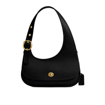 Coach Women's Cashin Carry Crescent Bag Brass/Black