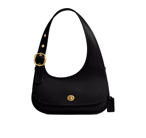 Coach Women's Cashin Carry Crescent Bag Brass/Black